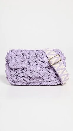 Caterina Bertini Woven Shoulder Bag