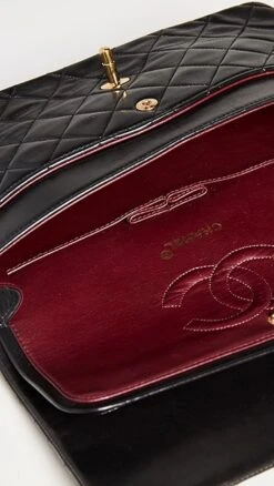 What Goes Around Comes Around Chanel Black Lambskin 2.55 10" Bag -Shop Bop wgadb361081071b 1663948155380 2 0. UX357 QL90