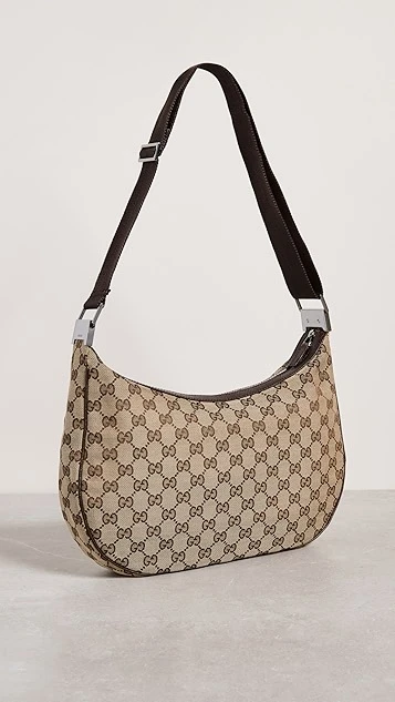 What Goes Around Comes Around Gucci Brown Web Round Messenger Bag 3 What Goes Around Comes Around Gucci Brown Web Round Messenger Bag - Image 3